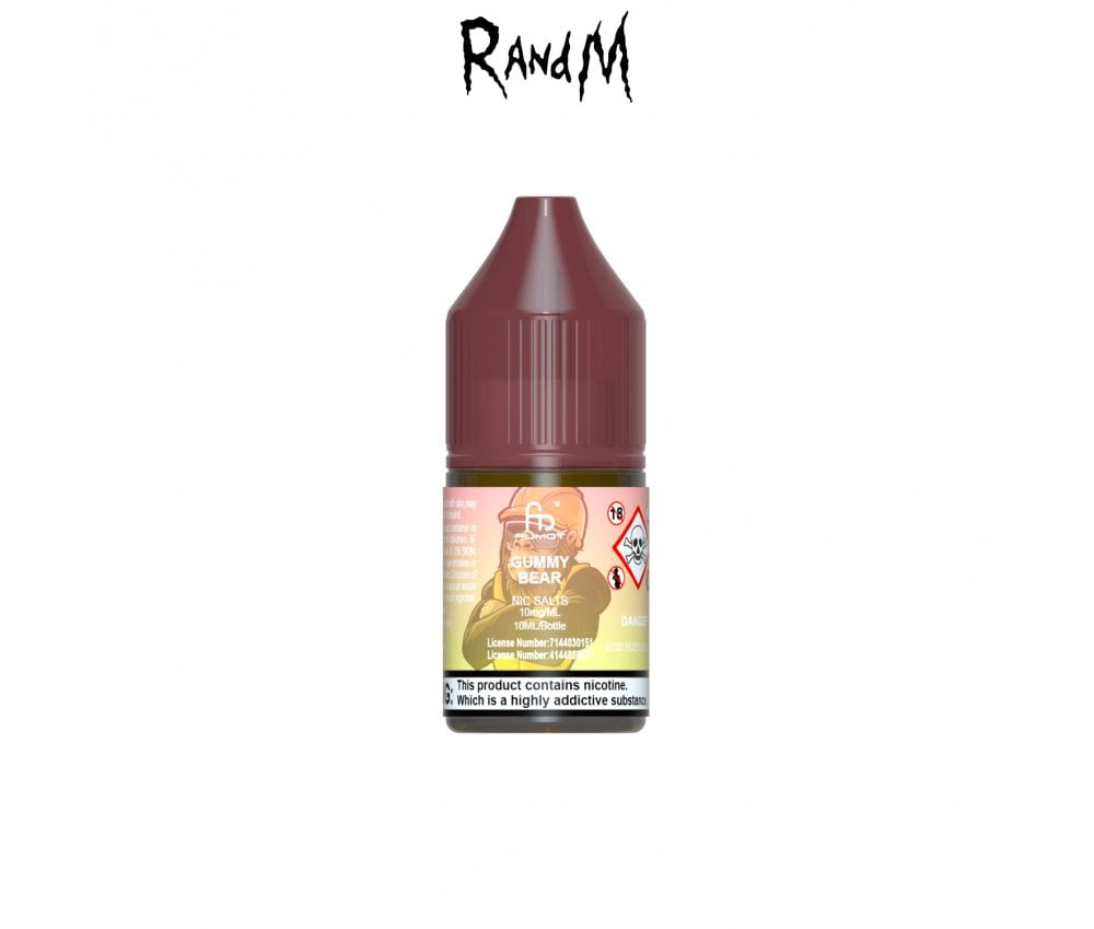 Gummy Bear 7000 E-Liquid Nicotine Salt by R & M Tornado 10ml - Vapestore Direct