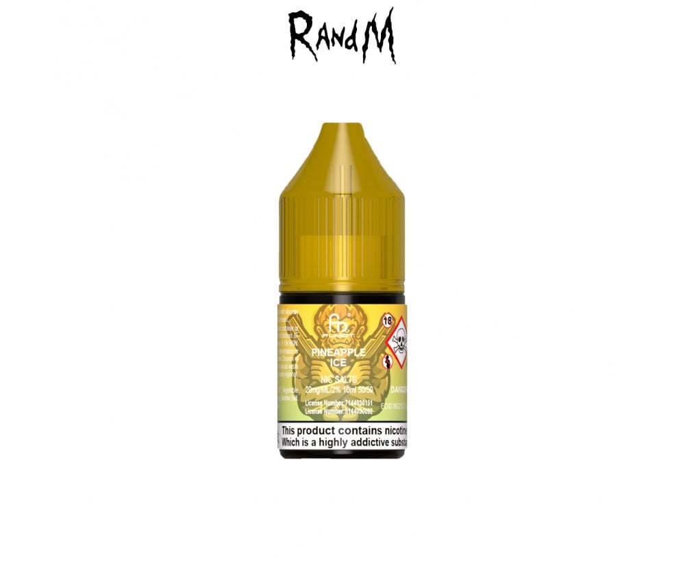 Pinapple Ice 7000 E-Liquid Nicotine Salt by R & M Tornado 10ml - Vapestore Direct