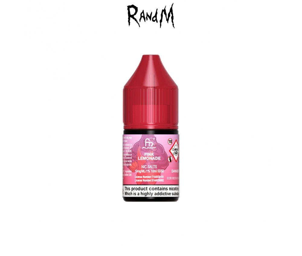 Pink Lemonade 7000 E-Liquid Nicotine Salt by R & M Tornado 10ml - Vapestore Direct