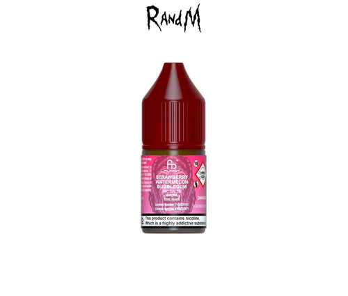 Strawberry Watermelon Bubblegum 7000 E-Liquid Nicotine Salt by R & M Tornado 10ml - Vapestore Direct