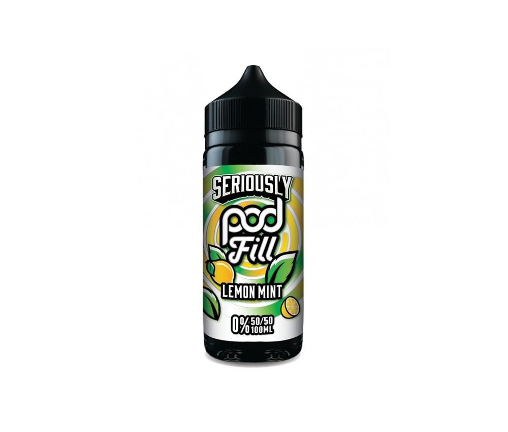 Lemon Mint Seriously Pod Fill E-Liquid Shortfill by Doozy Vape 100ml - Vapestore Direct