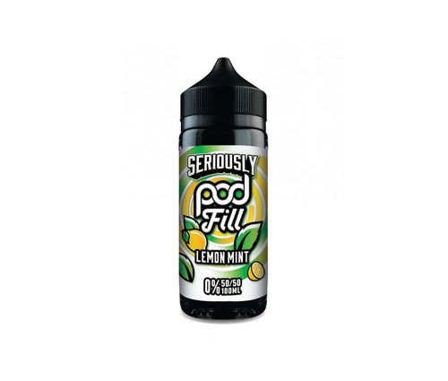 Lemon Mint Seriously Pod Fill E-Liquid Shortfill by Doozy Vape 100ml - Vapestore Direct