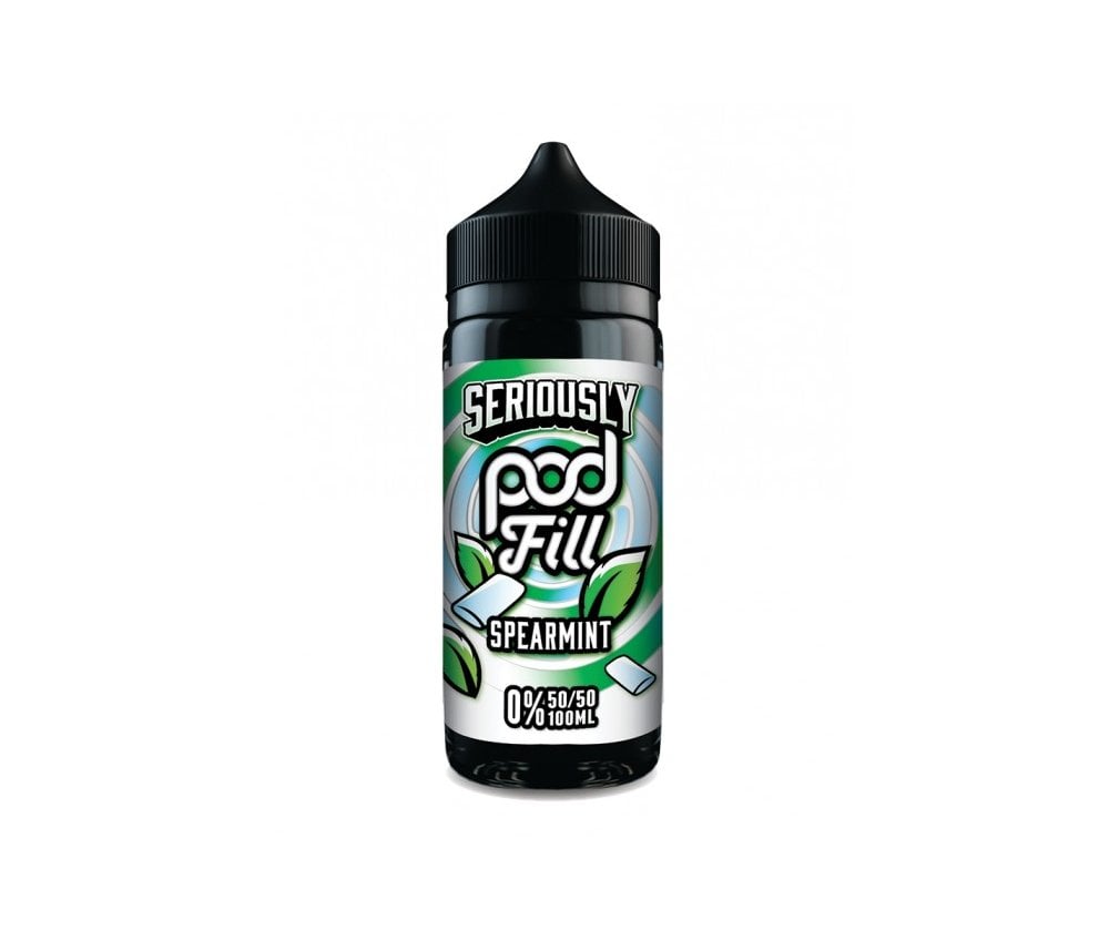 Spearmint Seriously Pod Fill E-Liquid Shortfill by Doozy Vape 100ml - Vapestore Direct