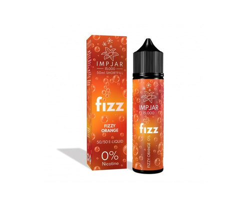 Fizzy Orange E-Liquid FIZZ 15000 Shortfill By Impjar 50ml - Vapestore Direct