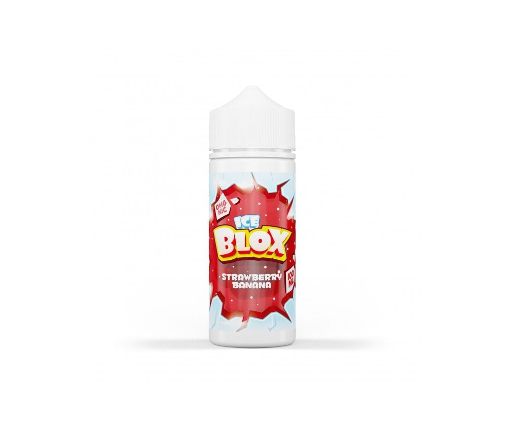 Strawberry Banana E-Liquid Shortfill By Ice Blox 100ml - Vapestore Direct