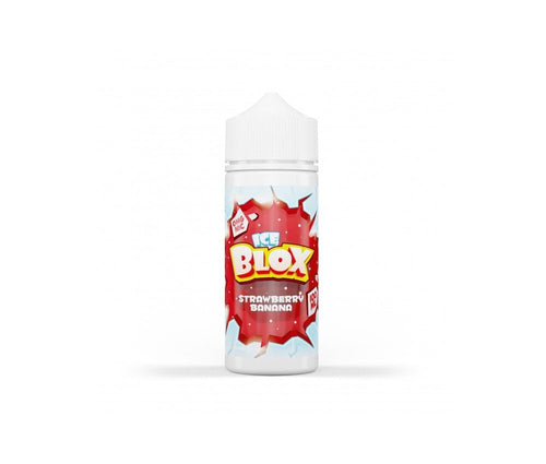 Strawberry Banana E-Liquid Shortfill By Ice Blox 100ml - Vapestore Direct