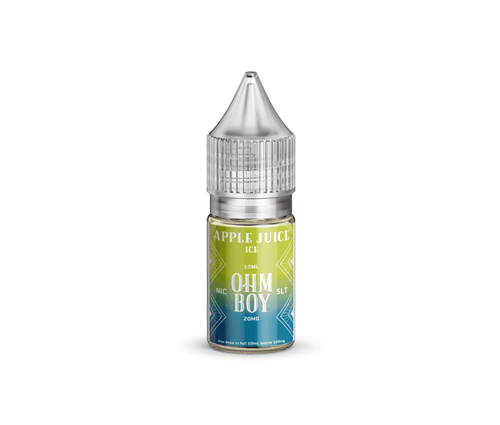 Apple Juice Ice E-Liquid Nicotine Salt By Ohm Boy 10ml - Vapestore Direct