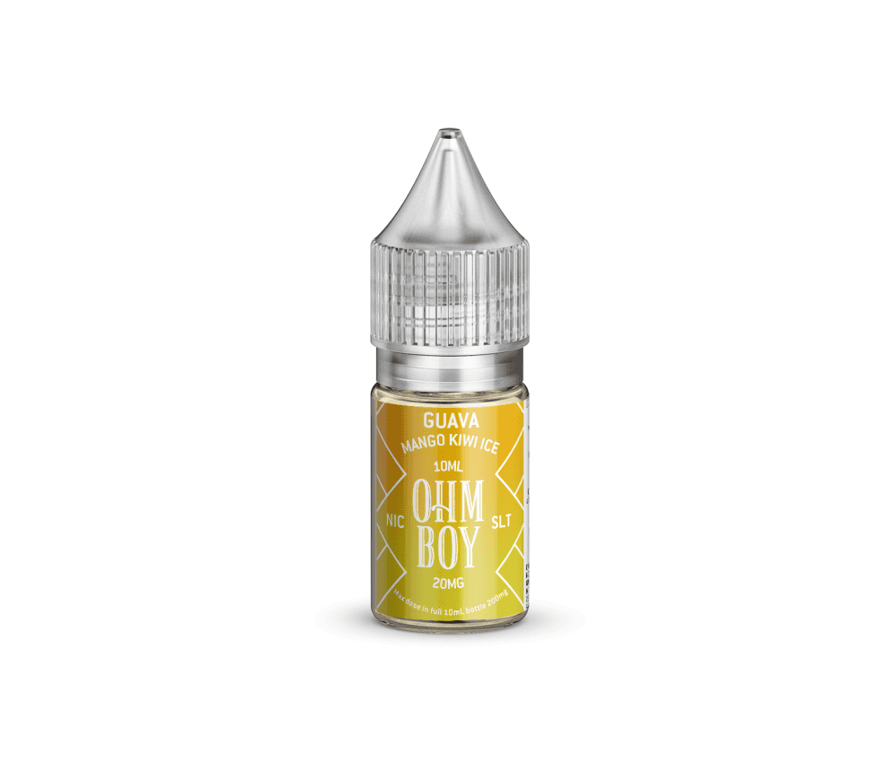 Guava Kiwi Mango Ice E-Liquid Nicotine Salt By Ohm Boy 10ml - Vapestore Direct