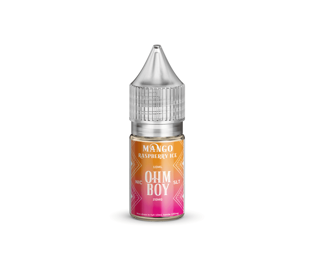 Mango Raspberry Ice E-Liquid Nicotine Salt By Ohm Boy 10ml - Vapestore Direct