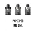 Voopoo PnP X Replacement Empty Pod Cartridges 2ml  DTL Version - Vapestore Direct