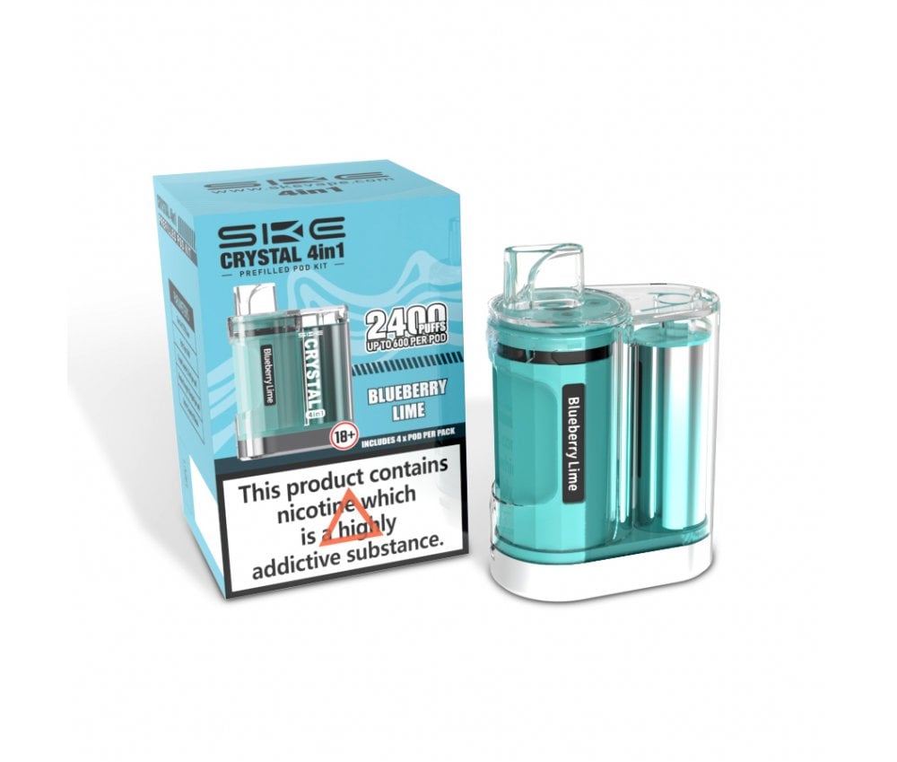 SKE Crystal 4 in 1 Closed Pod Kit - Vapestore Direct