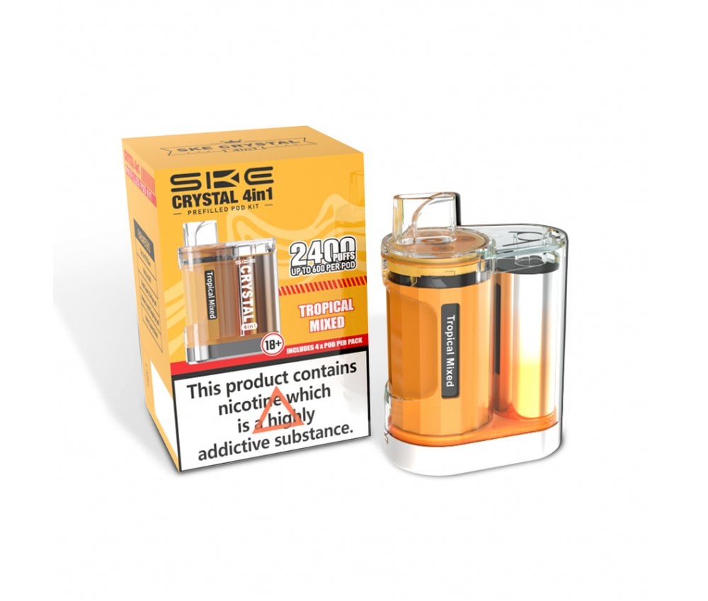 SKE Crystal 4 in 1 Closed Pod Kit - Vapestore Direct