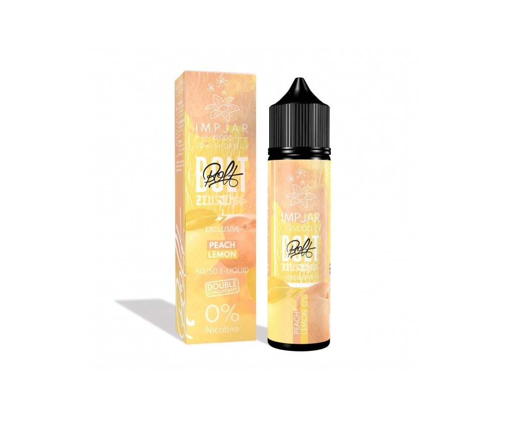 Peach Lemon E-Liquid 15000 Shortfill By Impjar X Zeus Juice BOLT 50ml - Vapestore Direct