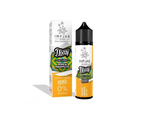 Tropical Pineapple Ice E-Liquid 15000 Shortfill By Impjar X Doozy Vape 50ml - Vapestore Direct