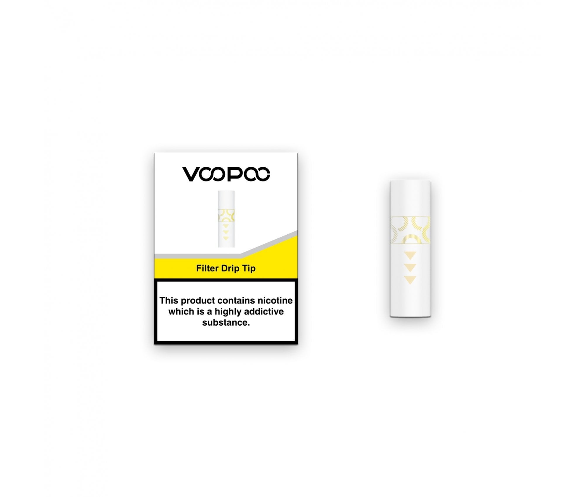 Voopoo DORIC Galaxy Replacement FILTER Style Drip Tips - Vapestore Direct