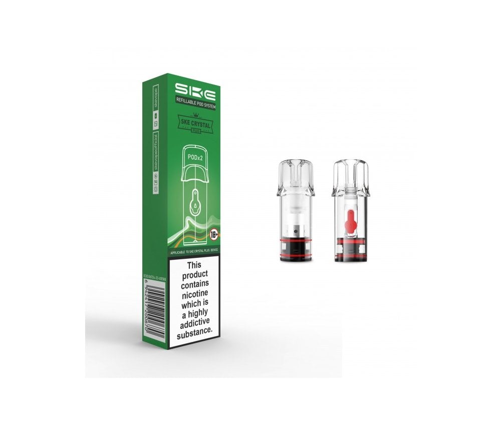SKE Crystal Plus Replacement Refillable Pods - Vapestore Direct