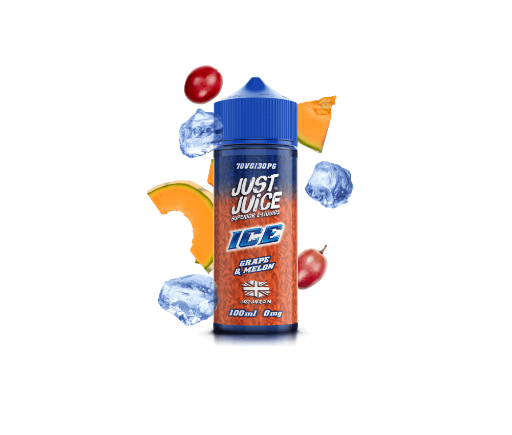 Grape & Melon ICE E-Liquid Shortfill By Just Juice 100ml - Vapestore Direct
