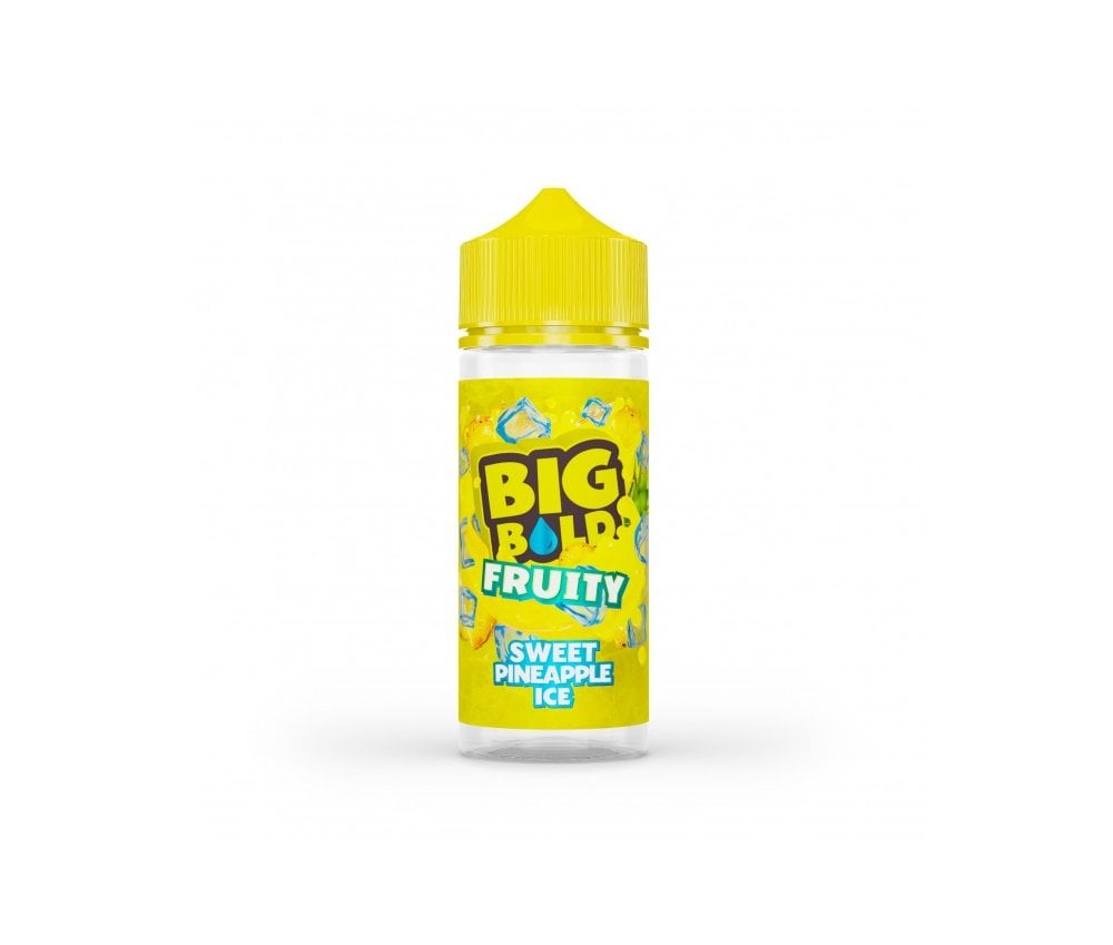 Sweet Pineapple Ice FRUITY E-Liquid Shortfill By Big Bold 100ml - Vapestore Direct