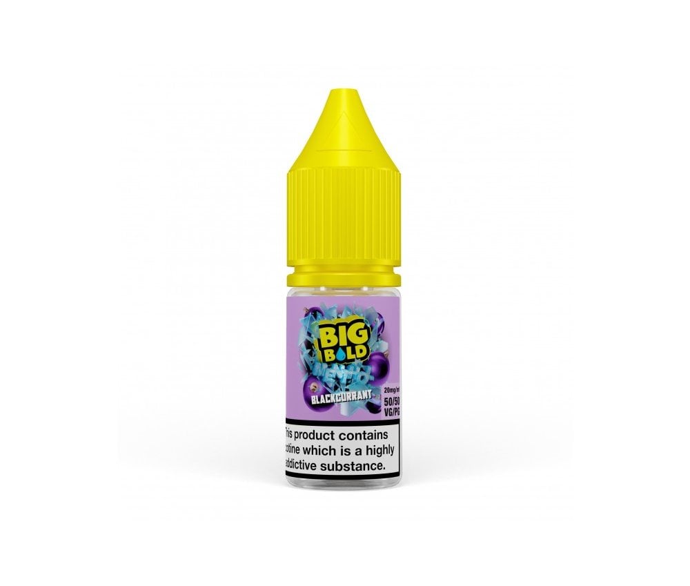 Blackcurrant MENTHOL E-Liquid Nicotine Salt By Big Bold 10ml - Vapestore Direct