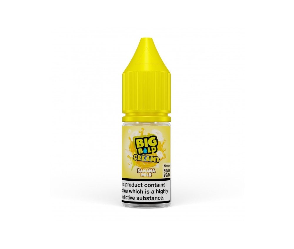 Banana Milk CREAMY E-Liquid Nicotine Salt By Big Bold 10ml - Vapestore Direct