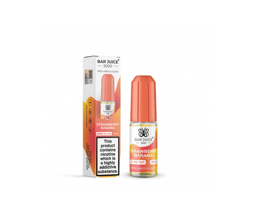 Strawberry Banana E-Liquid Nicotine Salt By Bar Juice 10ml - Vapestore Direct