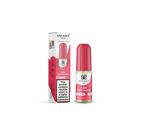 Pink Lemonade E-Liquid Nicotine Salt By Bar Juice 10ml - Vapestore Direct