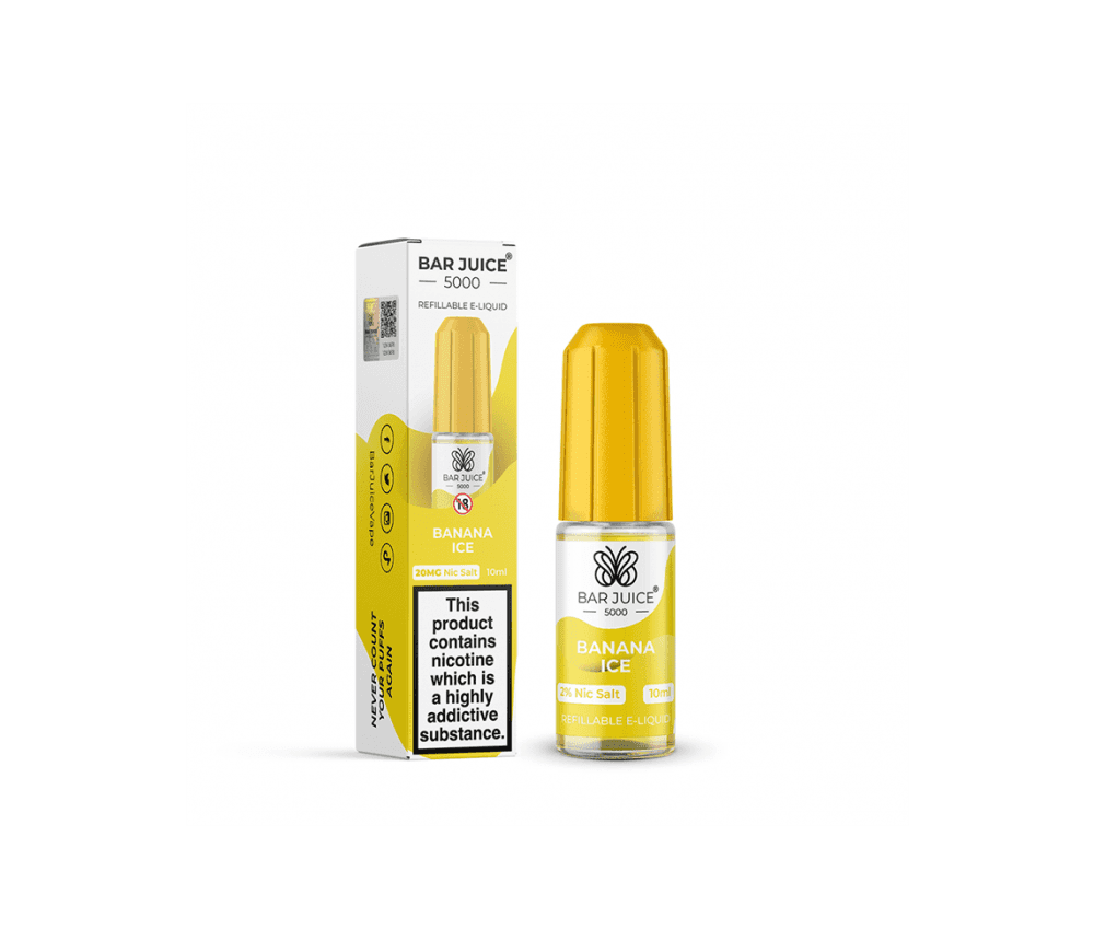 Banana Ice E-Liquid Nicotine Salt By Bar Juice 10ml - Vapestore Direct