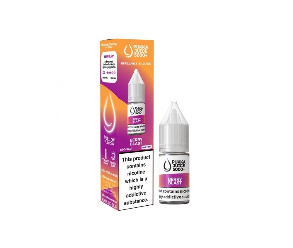 Berry Blast E-Liquid Nicotine Salt By Pukka Juice 10ml - Vapestore Direct