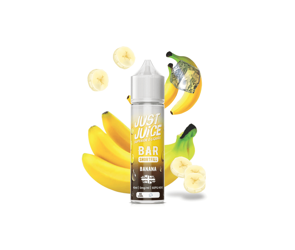 Banana E-Liquid Bar Shortfill By Just Juice 40ml - Vapestore Direct