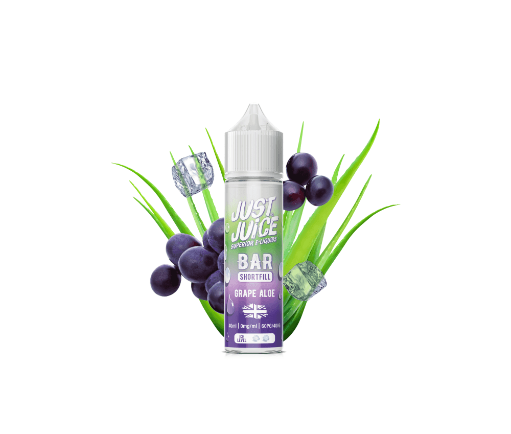 Grape Aloe E-Liquid Bar Shortfill By Just Juice 40ml - Vapestore Direct