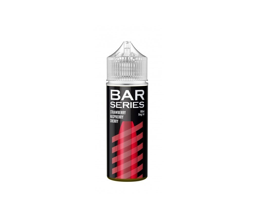Strawberry Raspberry Cherry E-Liquid Shortfill By Bar Series 100ml - Vapestore Direct