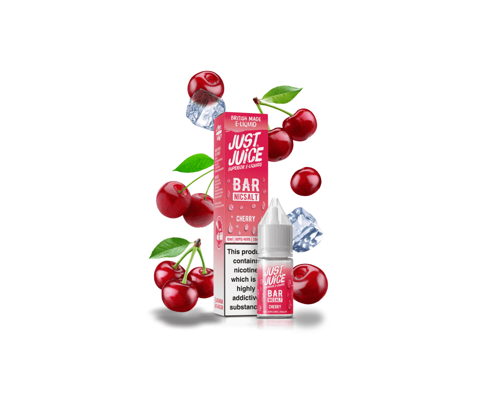 Cherry Bar Range E-Liquid Nicotine Salt By Just Juice 10ml - Vapestore Direct