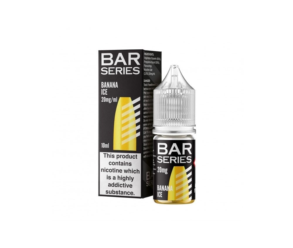 Banana Ice E-Liquid Nicotine Salt By Bar Series 10ml - Vapestore Direct