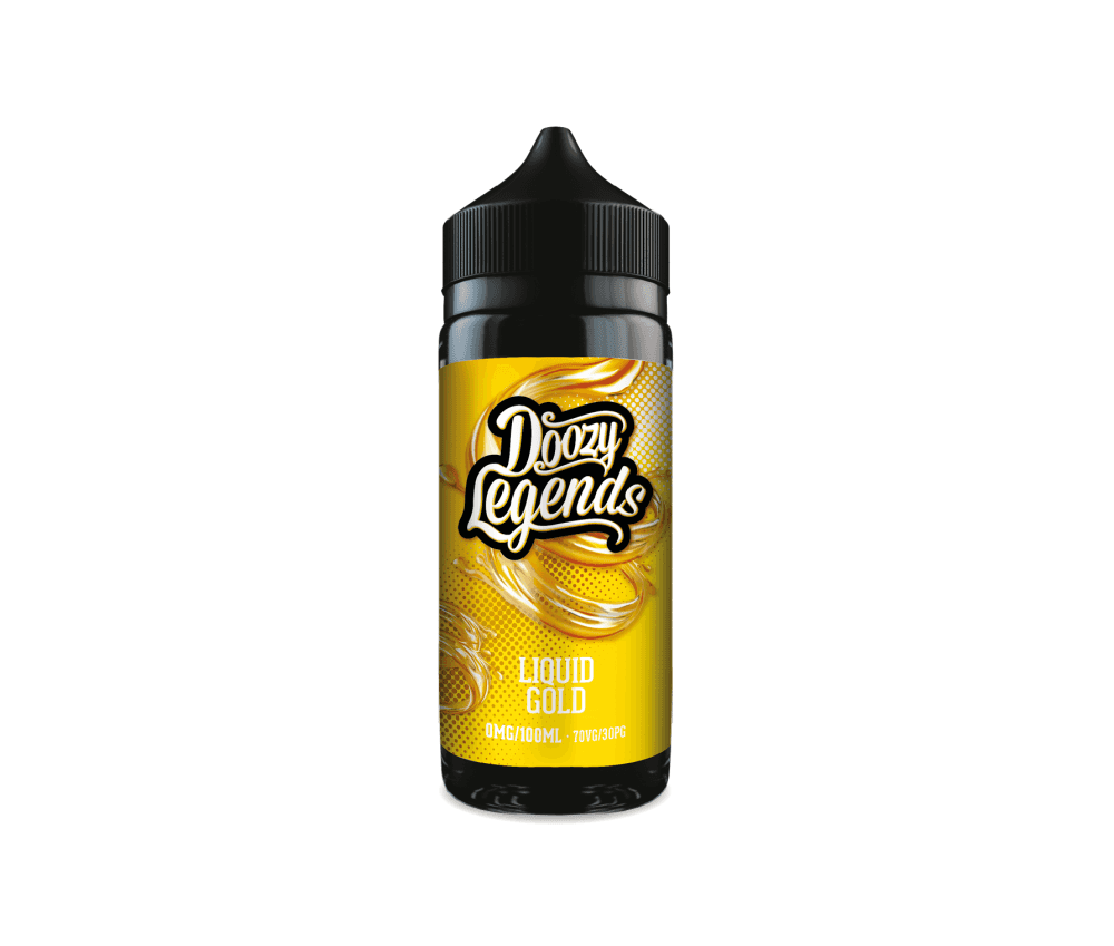 Liquid Gold E-Liquid Shortfill By Doozy Vape 100ml - Vapestore Direct