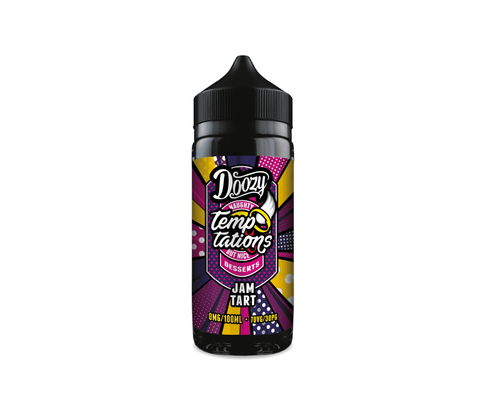 Jam Tart Temptations E-Liquid Shortfill By Doozy Vape 100ml - Vapestore Direct
