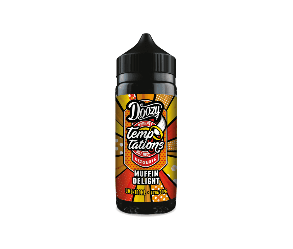 Muffin Delight Temptations E-Liquid Shortfill By Doozy Vape 100ml - Vapestore Direct