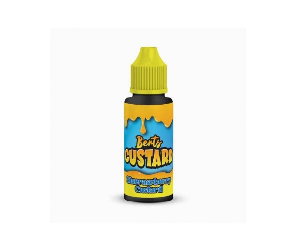 Blue Raspberry Berts Custard E-Liquid Shortfill By Kingston 100ml - Vapestore Direct
