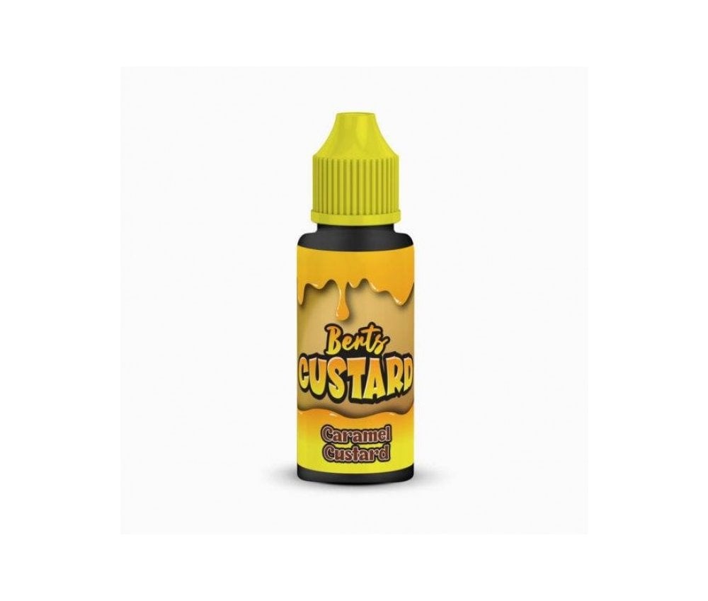 Caramel Berts Custard E-Liquid Shortfill By Kingston 100ml - Vapestore Direct