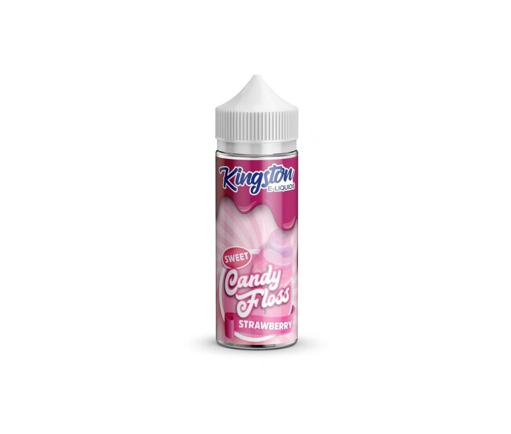 Strawberry Candy Floss E-Liquid Shortfill By Kingston 100ml - Vapestore Direct