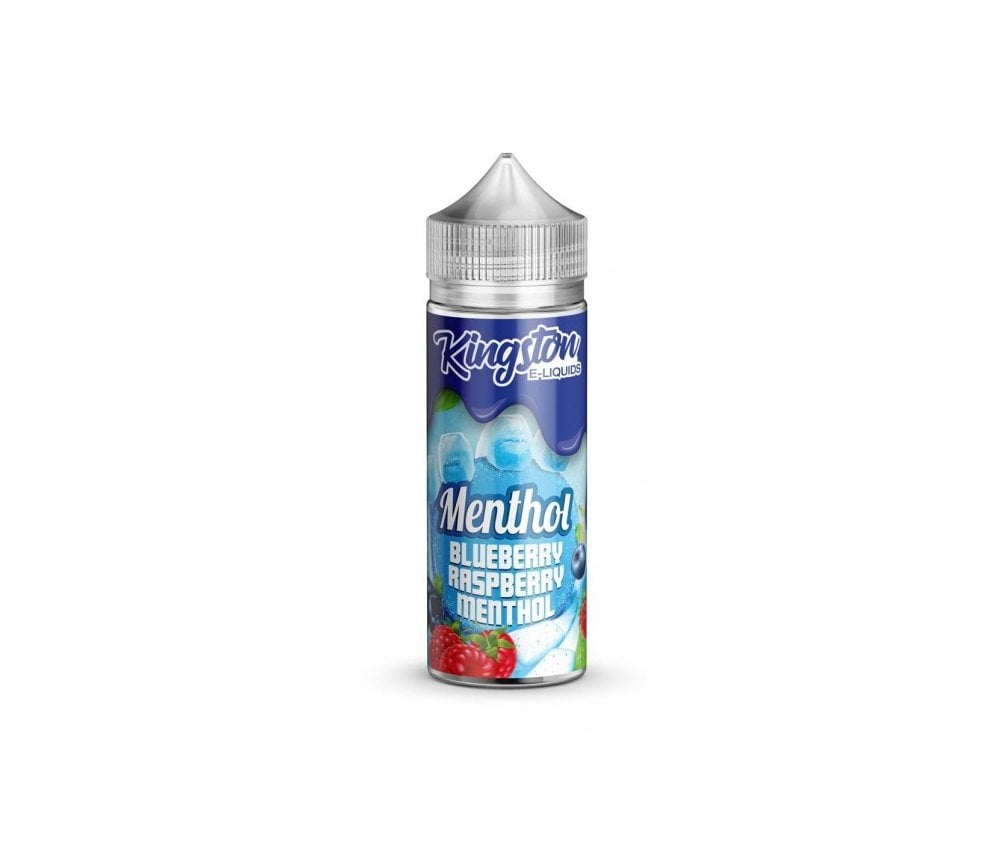 Blueberry & Raspberry Menthol E-Liquid Shortfill By Kingston 100ml - Vapestore Direct