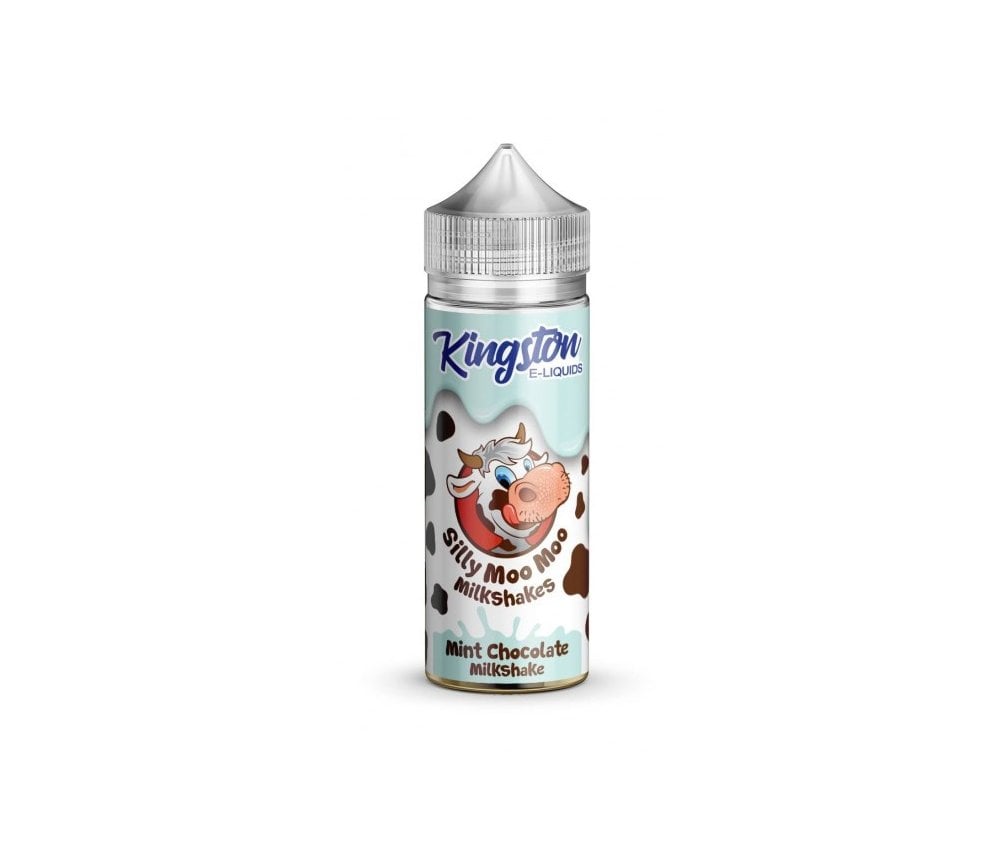 Mint Chocolate Silly Moo Moo Milkshakes E-Liquid Shortfill By Kingston 100ml - Vapestore Direct