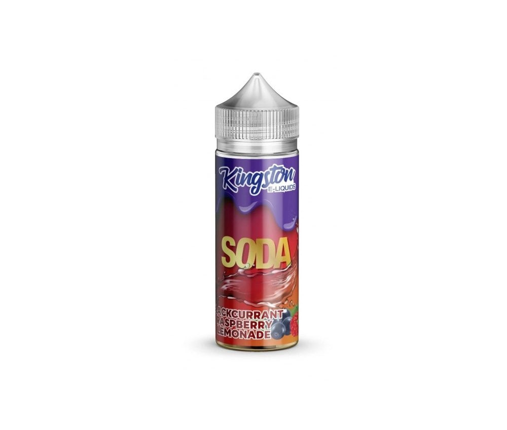 Blackcurrant & Raspberry Lemonade Soda E-Liquid Shortfill By Kingston 100ml - Vapestore Direct