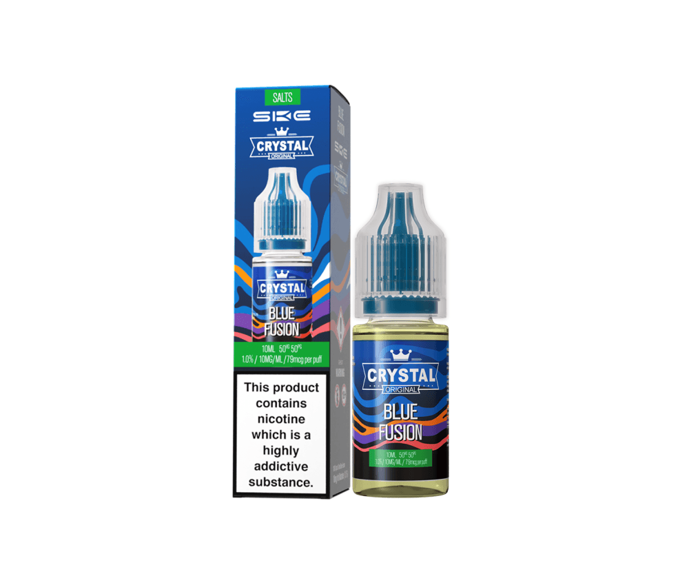 Blue Fusion E-Liquid Nicotine Salt By SKE Crystal V2 10ml - Vapestore Direct