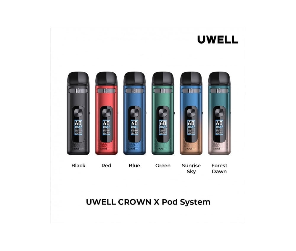 Uwell Crown X Pod Kit - Vapestore Direct