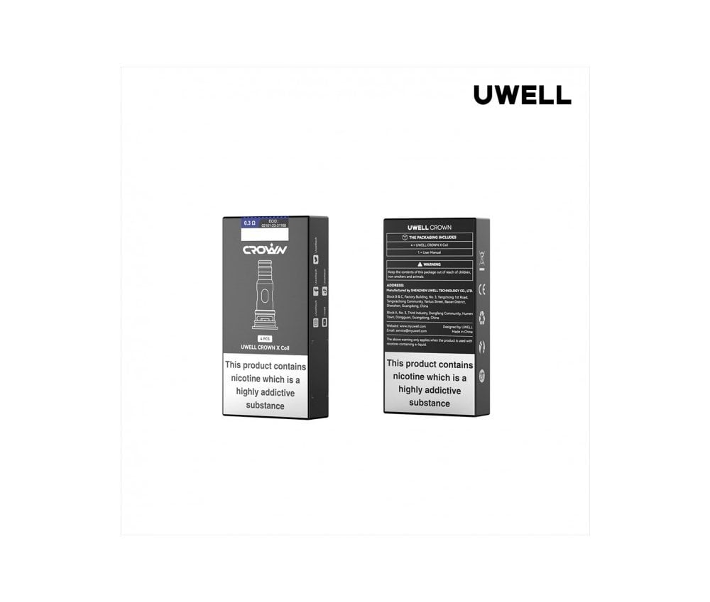 Uwell Crown X Replacement Coils - Vapestore Direct