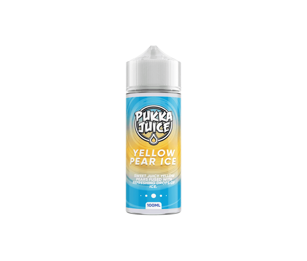 Yellow Pear Ice E-Liquid Shortfill By Pukka 100ml - Vapestore Direct