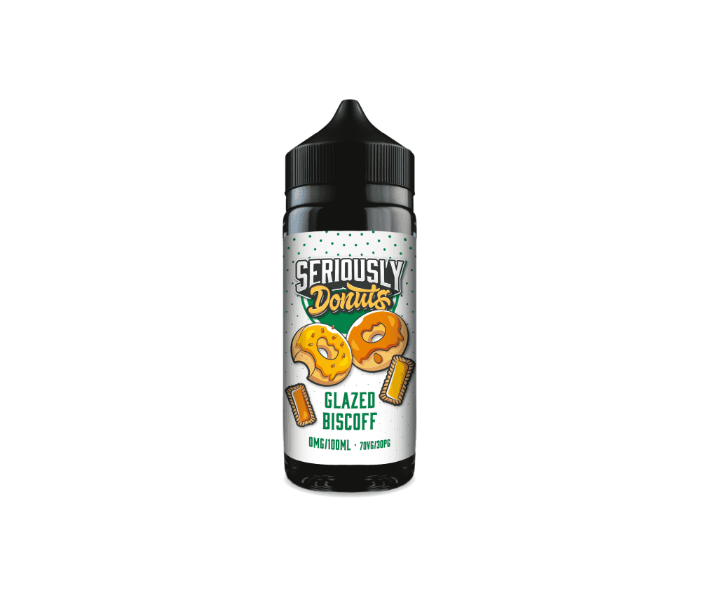 Glazed Biscuit Seriously Donuts E-Liquid Shortfill By Doozy Vape 100ml - Vapestore Direct