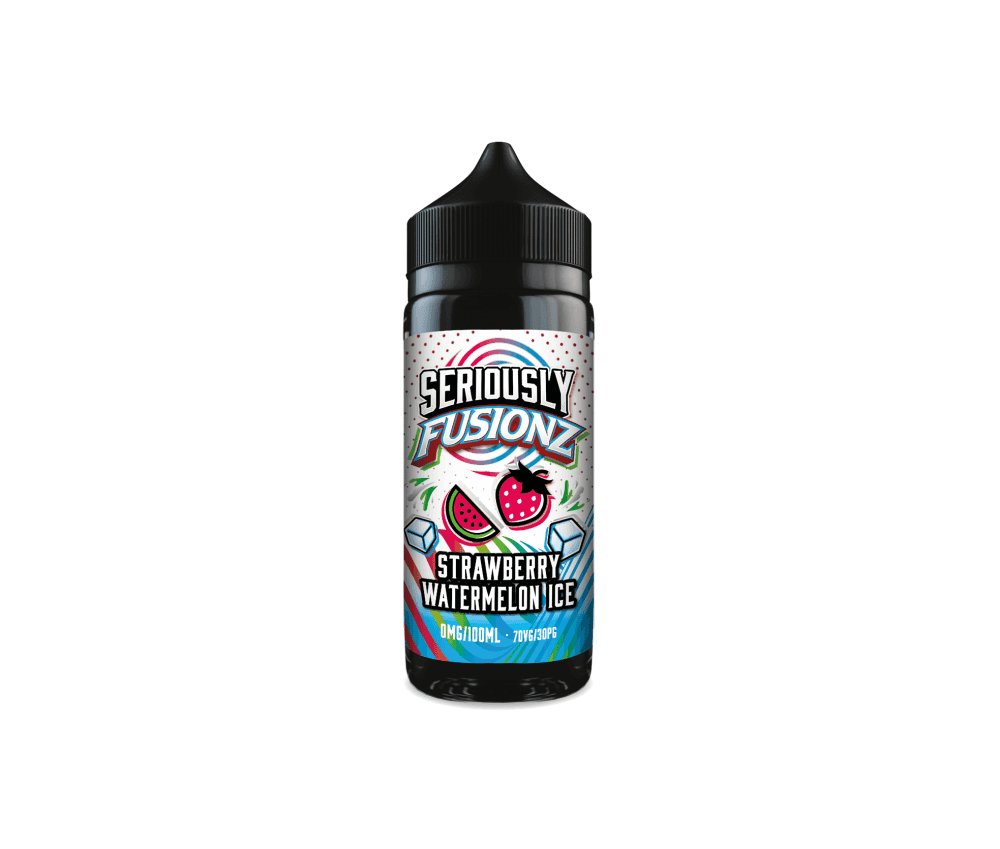 Strawberry Watermelon Ice Seriously Fusionz E-Liquid Shortfill By Doozy Vape 100ml - Vapestore Direct