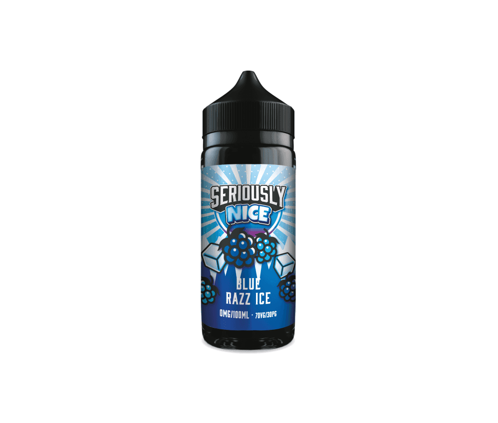 Blue Razz Ice Seriously Nice E-Liquid Shortfill By Doozy Vape 100ml - Vapestore Direct