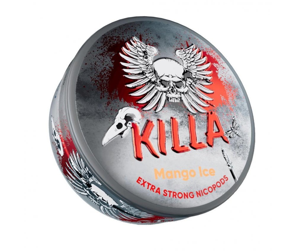 Killa Mango Ice Nic Pouches 16mg - Vapestore Direct